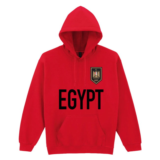Egypt Logo & Text Hoody (Red)