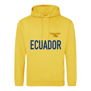 Ecuador National Team Text Hoodie (Yellow)