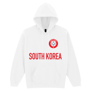 South Korea National Team Text Hoodie (White)