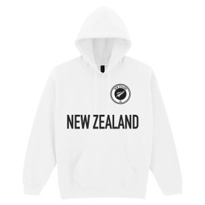 New Zealand National Team Text Hoodie (White)