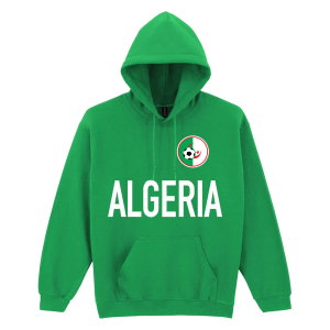 Algeria National Team Text Hoodie (Green)