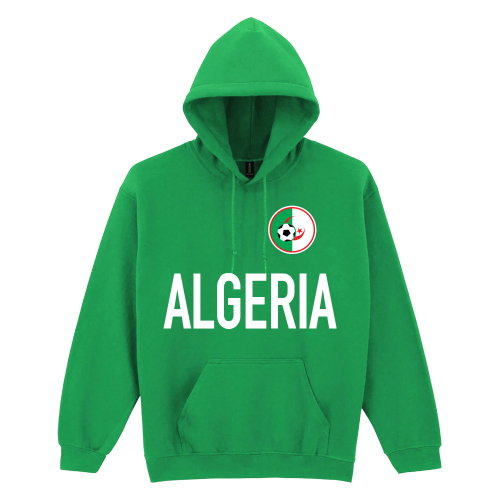 Algeria National Team Text Hoodie (Green)