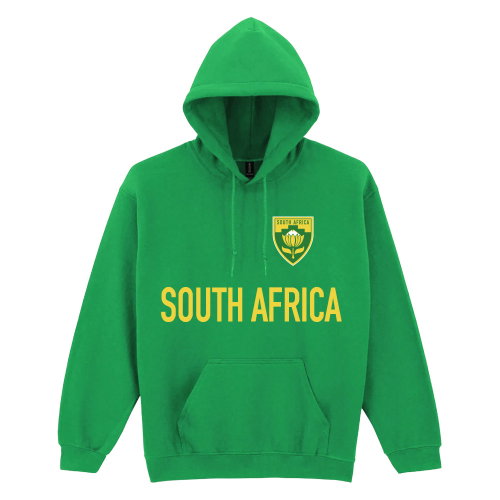 South Africa National Team Text Hoodie (Green)