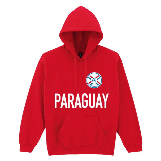 Paraguay National Team Text Hoodie (Red)