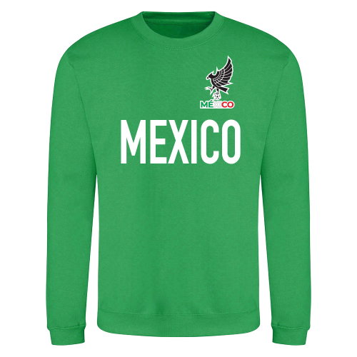 Mexico National Team Text Sweatshirt (Green)