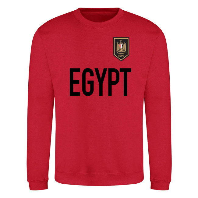 Egypt National Team Text Sweatshirt (Red)