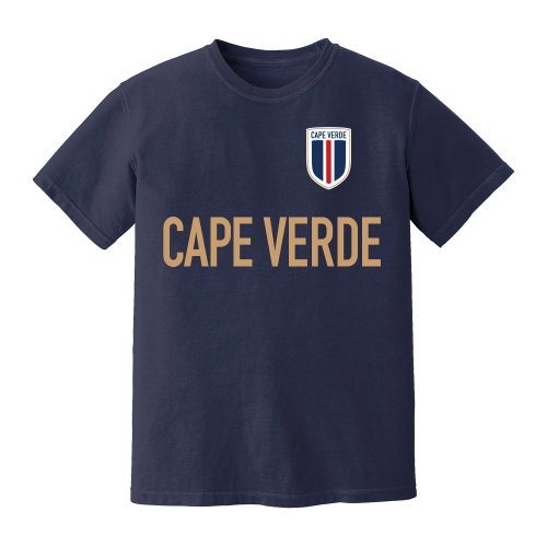 Cape Verde National Team Text T-Shirt (Navy)