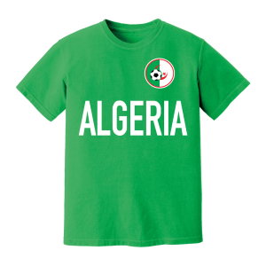 Algeria National Team Text T-Shirt (Green)