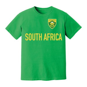 South Africa National Team Text T-Shirt (Green)