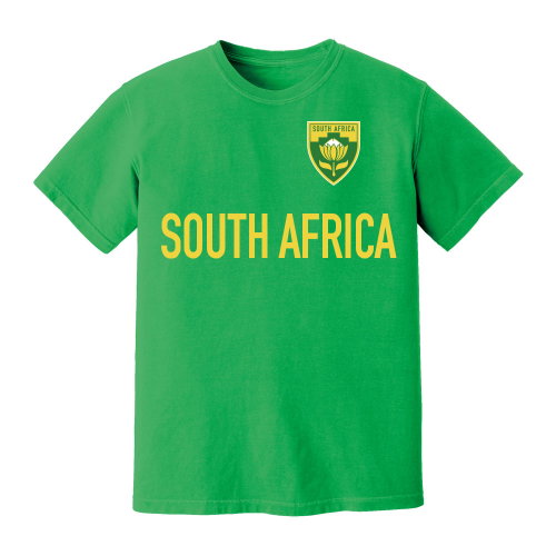 South Africa National Team Text T-Shirt (Green)