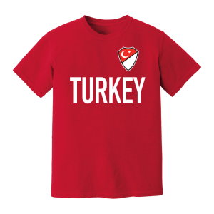 Turkey National Team Text T-Shirt (Red)