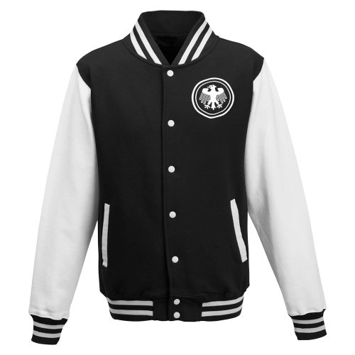 Germany National Team College Baseball Jacket (Black)