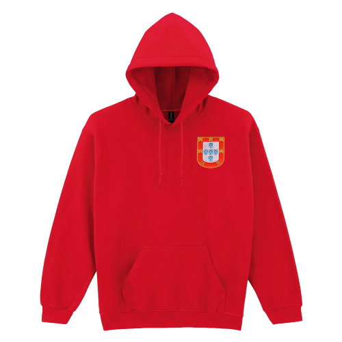 Portugal National Team Embroidered Hoody (Red)