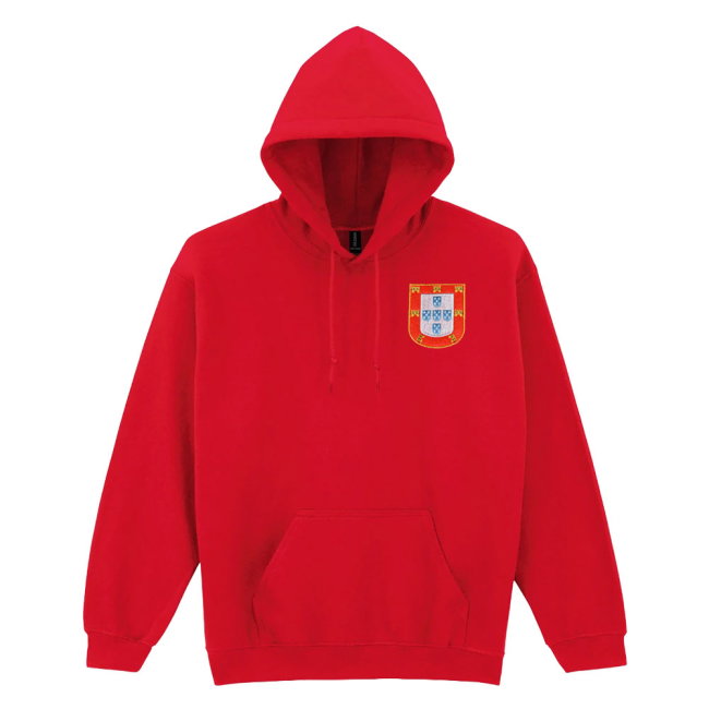 Portugal National Team Embroidered Hoody (Red)