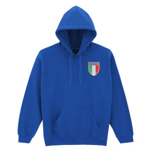 Italy National Team Embroidered Hoody (Royal Blue)