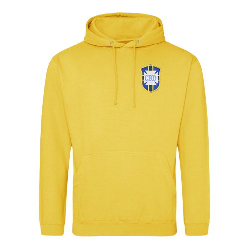 Brazil National Team Embroidered Hoody (Yellow)