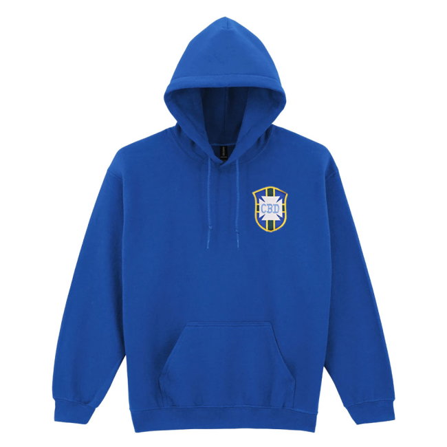 Brazil National Team Embroidered Hoody (Royal Blue)