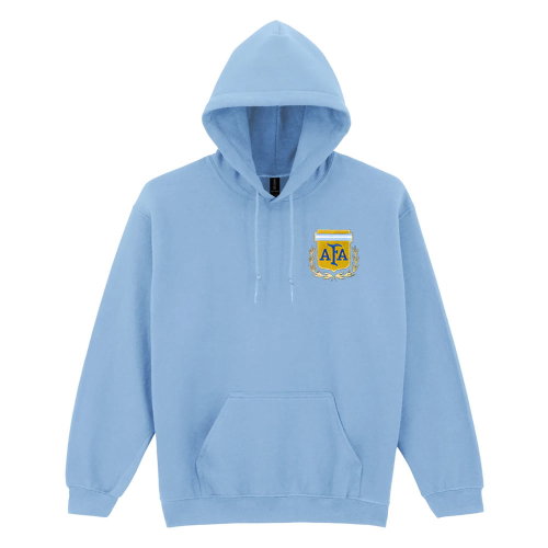 Argentina National Team Embroidered Hoody (Sky Blue)