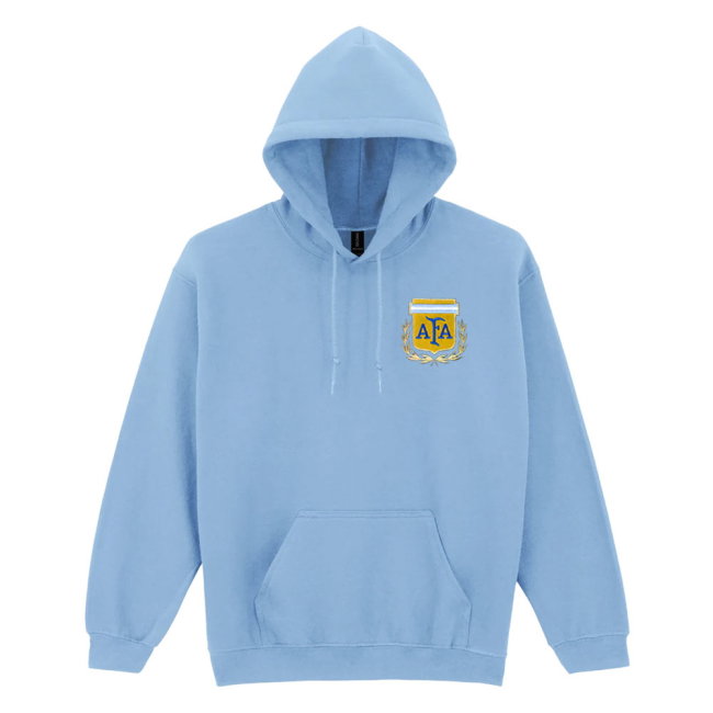 Argentina National Team Embroidered Hoody (Sky Blue)