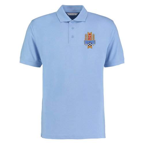 Uruguay National Team Embroidered Polo Shirt (Navy)