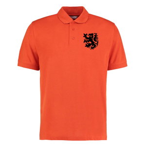 Holland National Team Embroidered Polo Shirt (Orange)