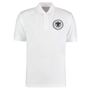 Germany National Team Embroidered Polo Shirt (White)