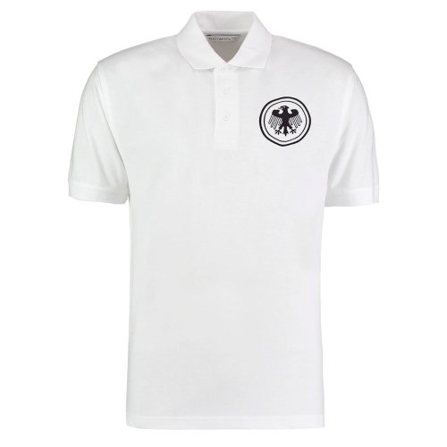 Germany National Team Embroidered Polo Shirt (White)