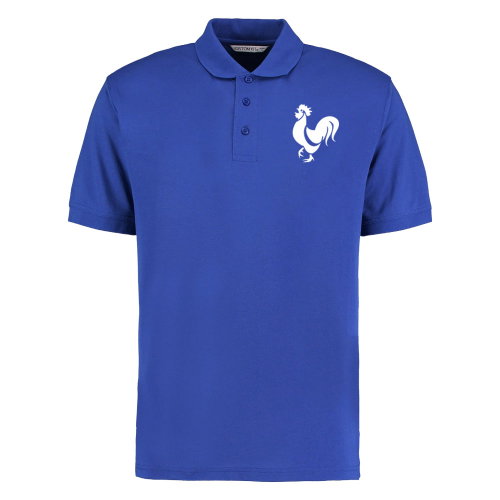 France National Team Embroidered Polo Shirt (Royal Blue)