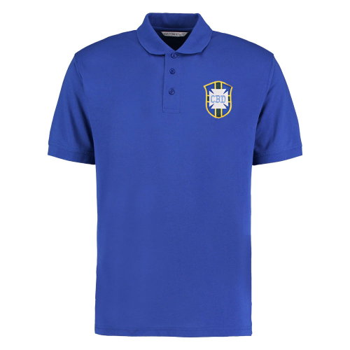 Brazil National Team Embroidered Polo Shirt (Royal Blue)