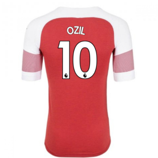 2018-2019 Arsenal Puma Home Football Shirt (Ozil 10) - Kids
