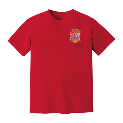 Spain National Team Embroidered Tee (Red)