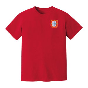 Portugal National Team Embroidered Tee (Red)