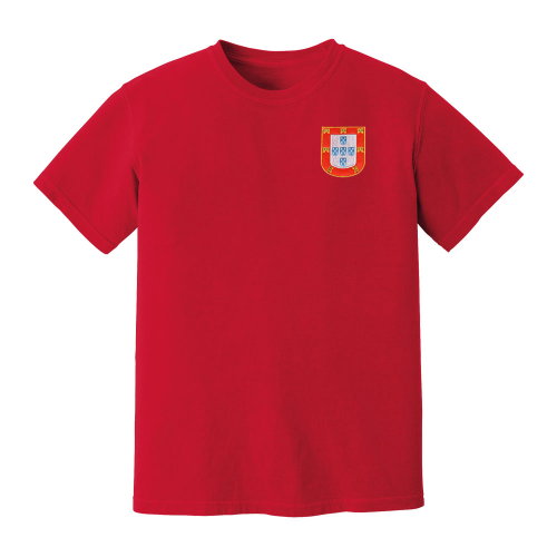 Portugal National Team Embroidered Tee (Red)