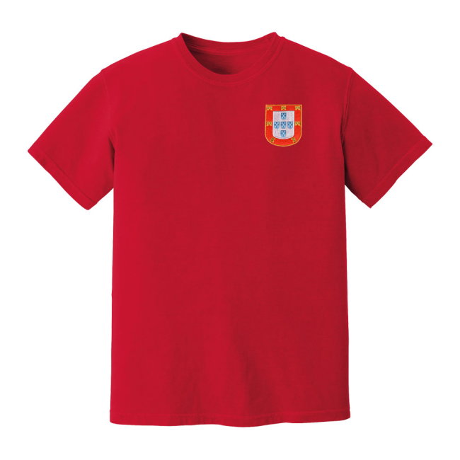 Portugal National Team Embroidered Tee (Red)
