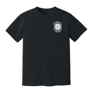 Brazil National Team Embroidered Tee (Black)