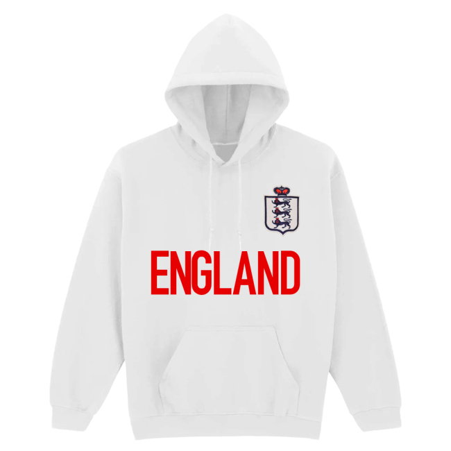 England National Team Text Hoody (White)