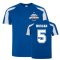 Wes Morgan Leicester City Sports Training Jersey (Blue)