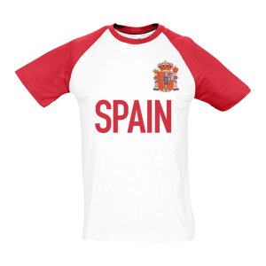 Spain National Team Contrast Text Tee (White)