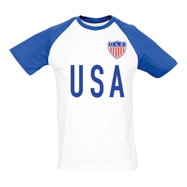 USA National Team Contrast Text Tee (White)