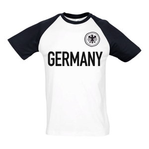 Germany National Team Contrast Text Tee (White)