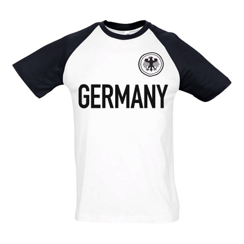 Germany National Team Contrast Text Tee (White)