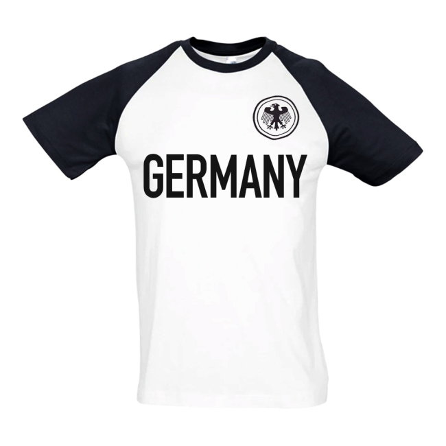 Germany National Team Contrast Text Tee (White)