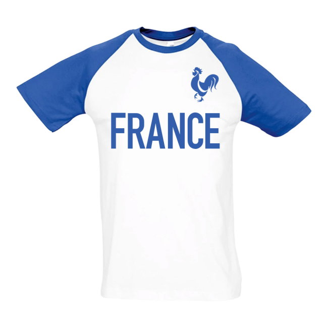 France National Team Contrast Text Tee (White)