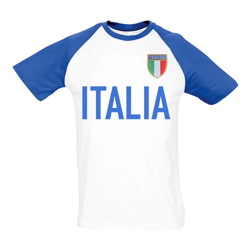 Italy National Team Contrast Text Tee (White)