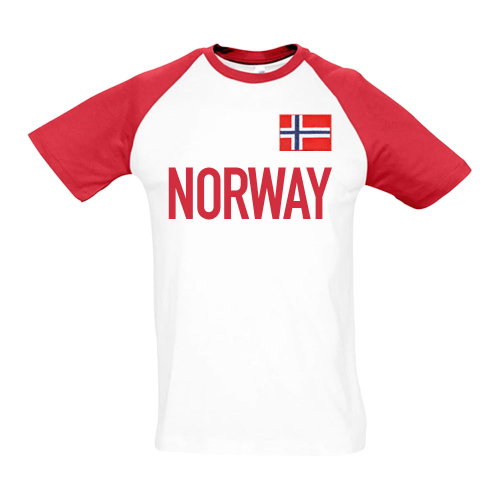 Norway National Team Contrast Text Tee (White)