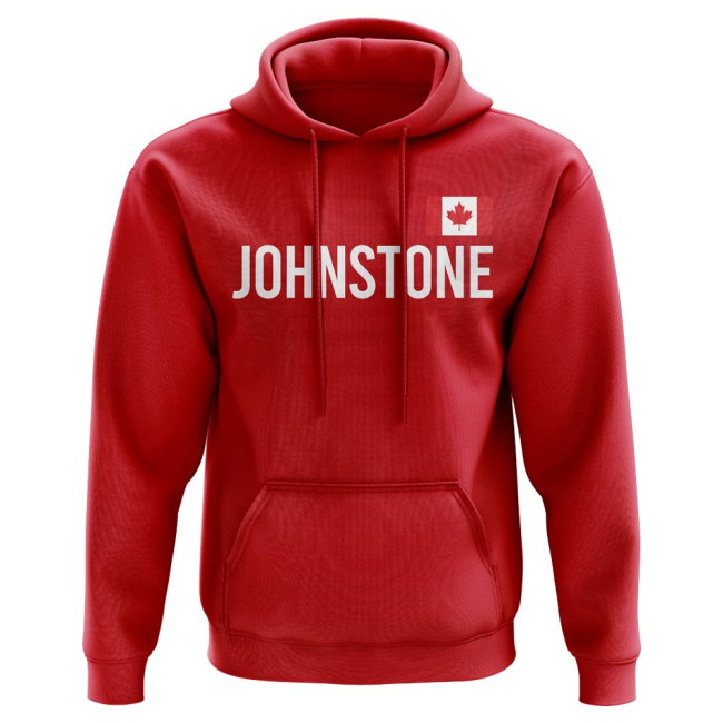 Johnston Canada Name Hoody (Red)