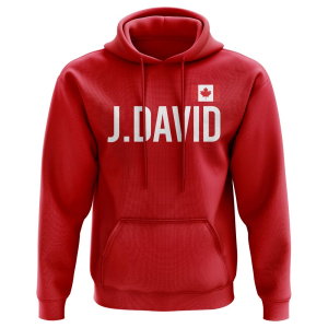J.David Canada Name Hoody (Red)