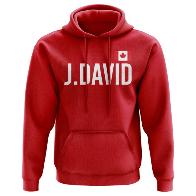 J.David Canada Name Hoody (Red)