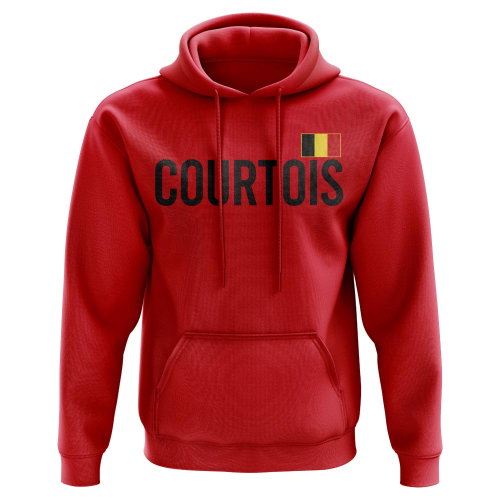 Courtois Belgium Name Hoody (Red)