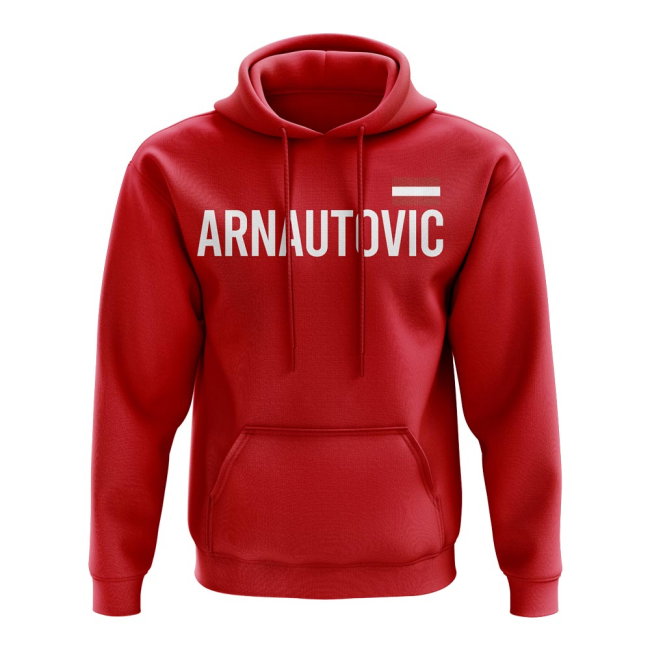 Arnautovic Austria Name Hoody (Red)